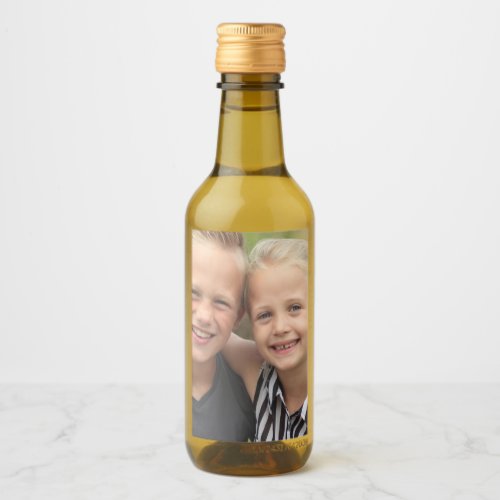 Create your own photo Wine Bottle  label
