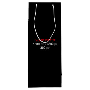 Create Your Own Photo Wine Gift Bag