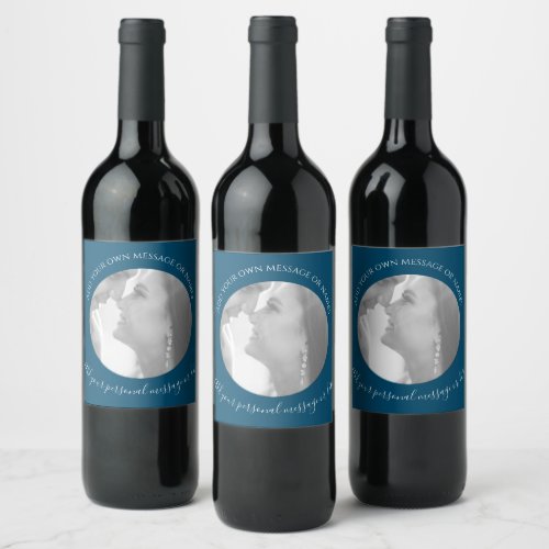 Create Your Own Photo Wine Label 