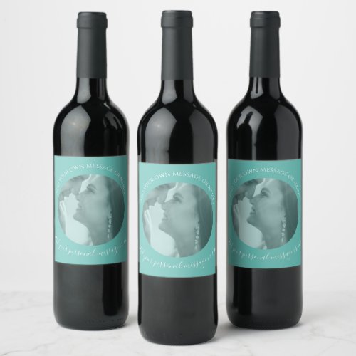 Create Your Own Photo Wine Label 