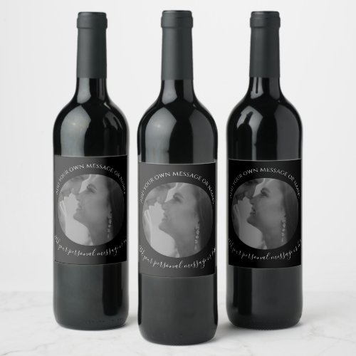 Create Your Own Photo Wine Label 