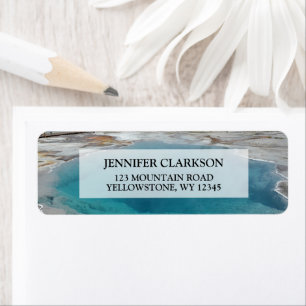 Create your own photo Yellowstone National Park Label
