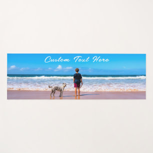 Create Your Own Photo Yoga Mat Gift Custom Text