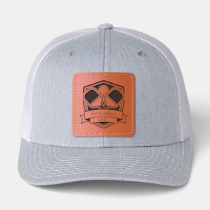 Create Your Own Pickleball Dad Leather Patch Hat