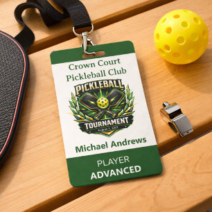 Create Your Own Pickleball Tournament Badge