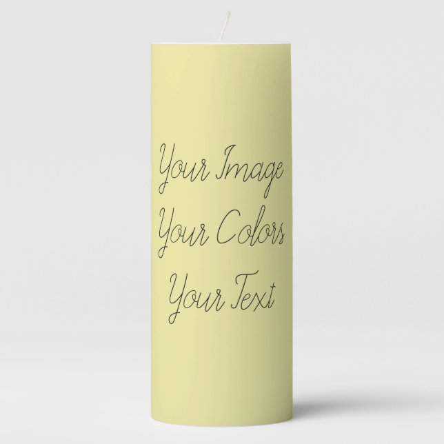Create Your Own Pillar Candle (Front)