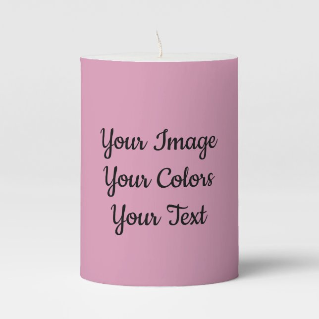 Create Your Own Pillar Candle (Front)