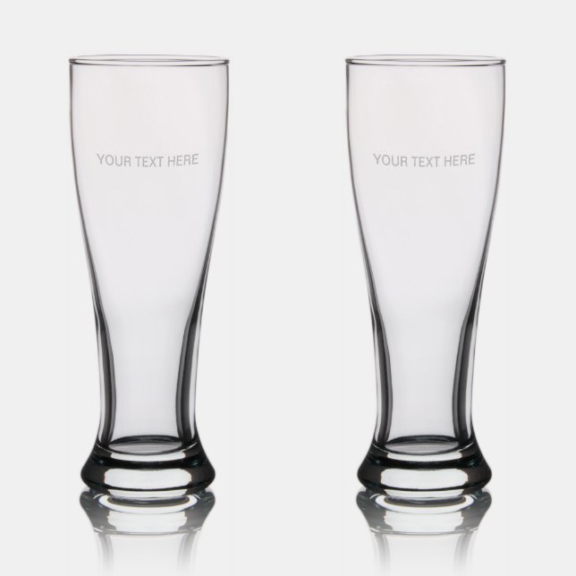 create your own pilsner glass (Glassware)