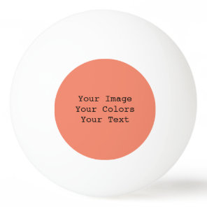 Create Your Own Ping Pong Ball