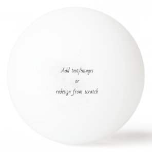 Create Your Own Ping Pong Ball