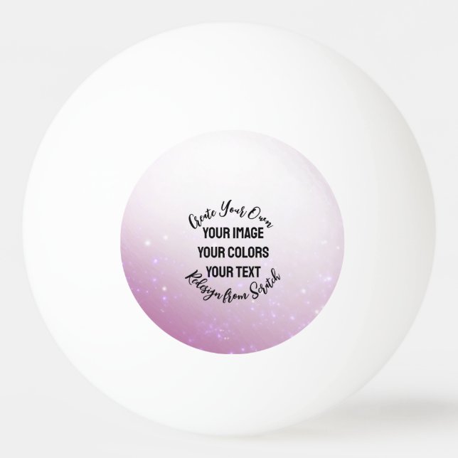 Create Your Own Ping Pong Ball (Front)