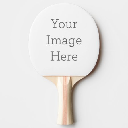 Create Your Own Ping Pong Paddle, Full Print Back Ping-pong Paddle