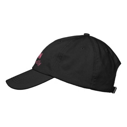 Create Your Own Pink Fishing Embroidered Baseball Cap Zazzle