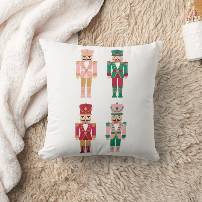 Create Your Own Pink Nutcracker Throw Pillow (Blanket)