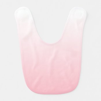 Create Your Own Pink Ombre Baby Bib by cliffviewgraphics at Zazzle