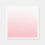 Create Your Own Pink Ombre Napkins