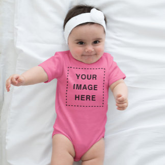 Create Your Own Pink Tutu Cute Baby Girl Romper
