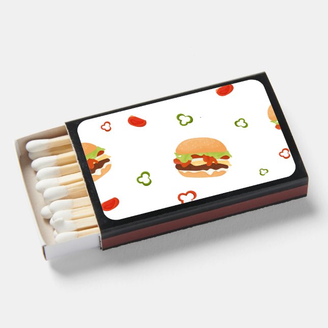 Create Your Own Pizza print Matchboxes (Front Open)