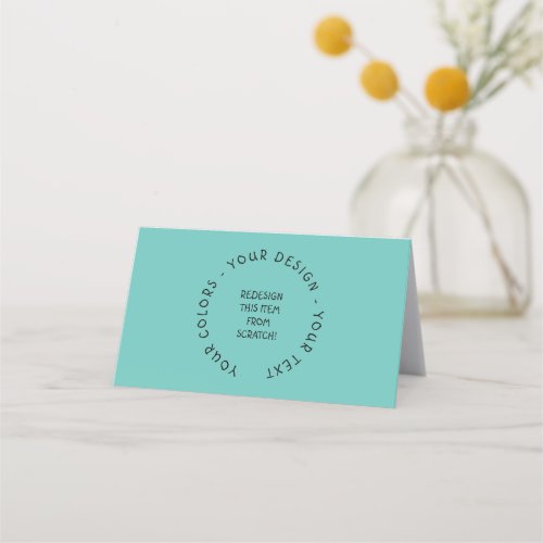 Create Your Own Place Card