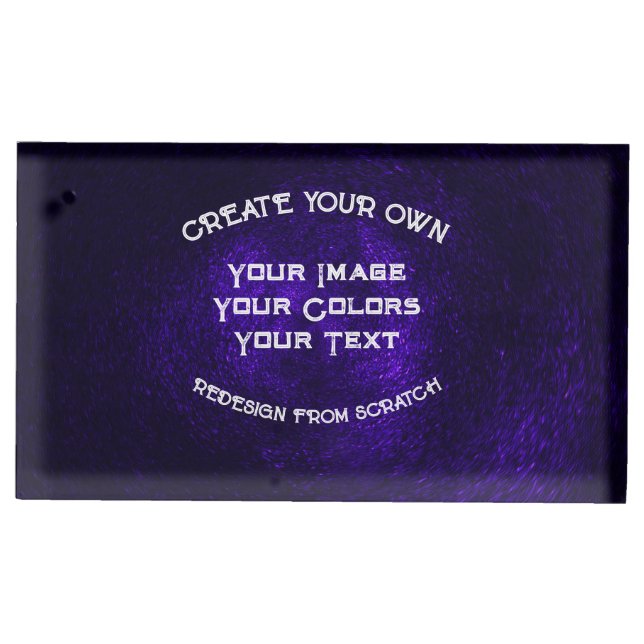 Create Your Own Place Card Holder (Front)