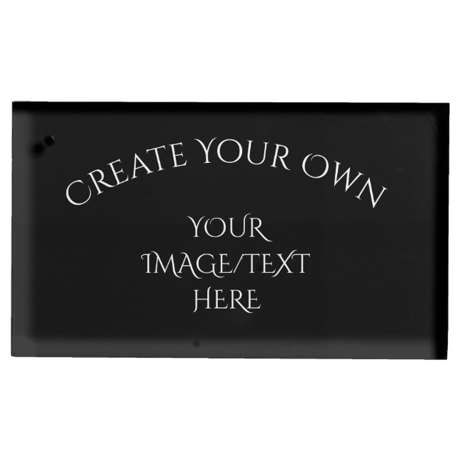 Create Your Own Place Card Holder (Front)