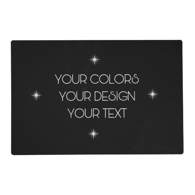 Create Your Own Placemat (Front)