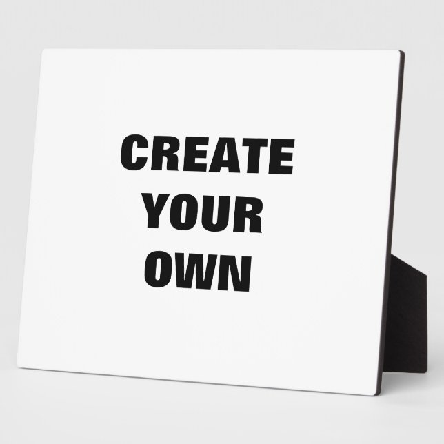 Create Your Own Plaque (Side)