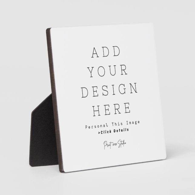 Create Your Own  Plaque (Front)