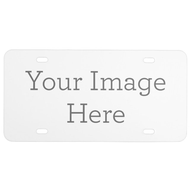 Plastic License Plate (Front)