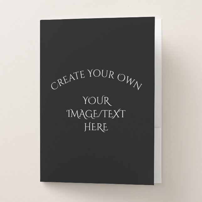 Create Your Own Pocket Folder (Front)