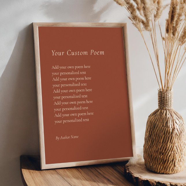 Create Your Own Poem Poster (Creator Uploaded)