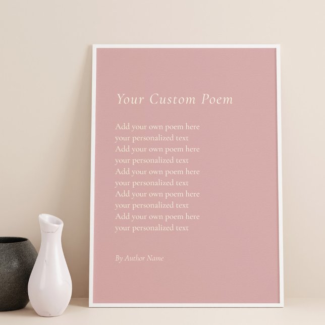 Create Your Own Poem Poster (Creator Uploaded)
