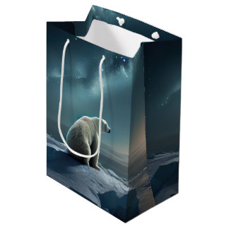 Create Your Own Polar Bear by Water Medium Gift Bag