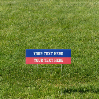 Create Your Own Political Sign