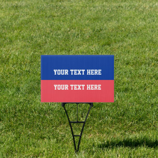Create Your Own Political Sign