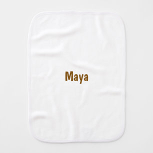 Create Your Own Polyester Burp Cloth