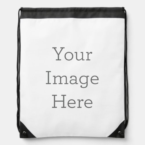 Create Your Own Polyester Drawstring Backpack