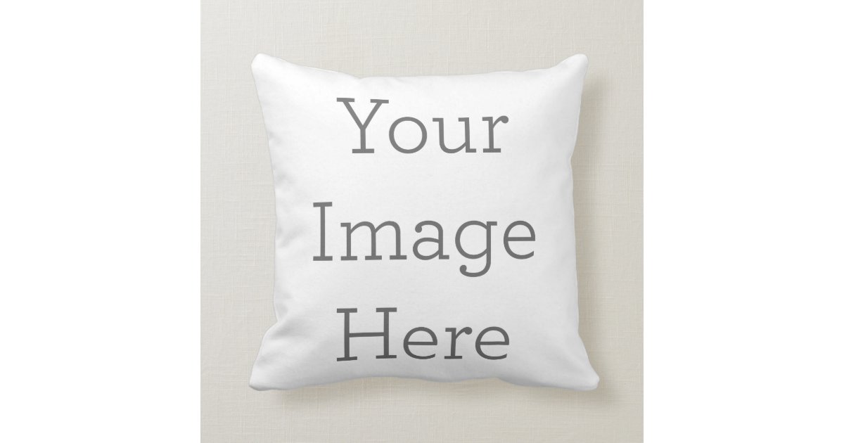 Create Your Own Polyester Throw Pillow 16x16 Zazzle Com
