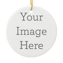 Create Your Own Porcelain Circle Ornament