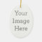 Create Your Own Porcelain Oval Ornament