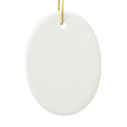 Create Your Own Porcelain Oval Ornament