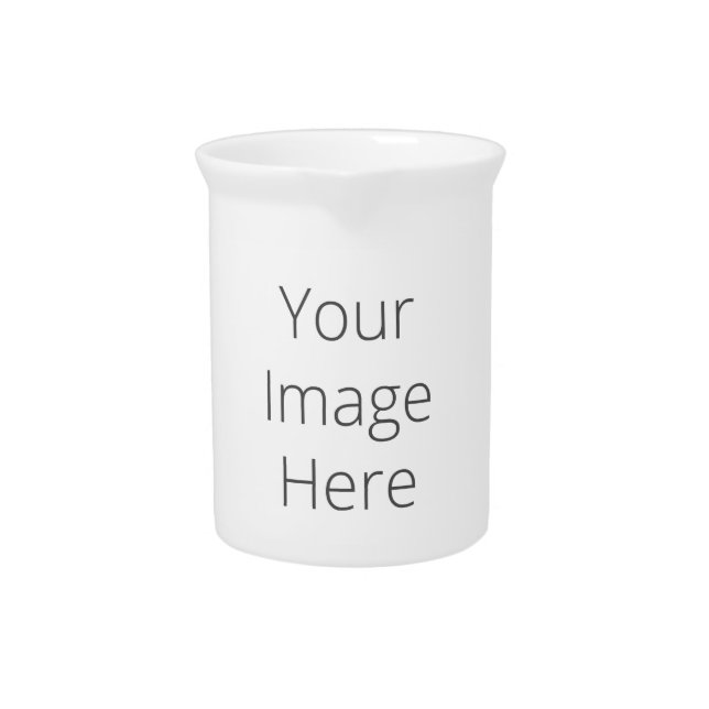 Create Your Own Porcelain Pitcher (Front)