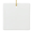 Create Your Own Porcelain Square Ornament