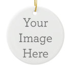 Create Your Own Porcelain Square Ornament