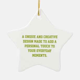 Create Your Own Porcelain Star Ornament