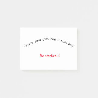 Create your own post it note pad