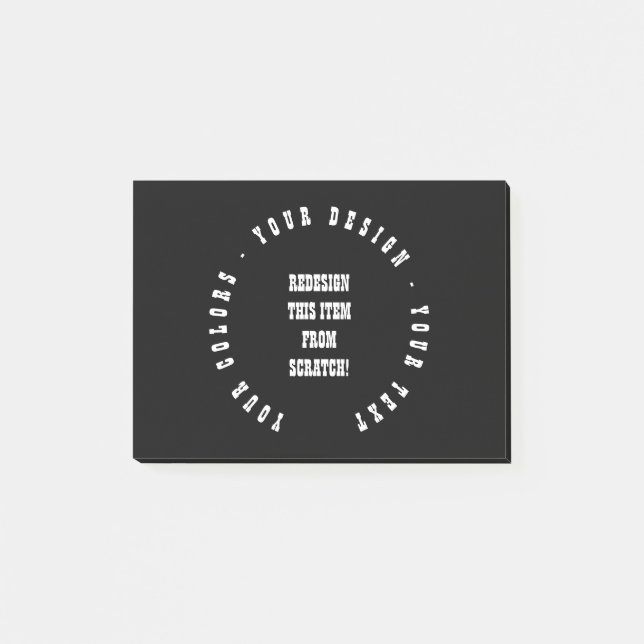 Create Your Own Post-it Notes (Front)