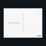 Create Your Own Postcard<br><div class="desc">Keep in touch with Zazzle custom postcards! Add your favorite image to a blank postcard or say "hi" with a pre-existing design. Save paper and mail a note without wasting envelopes!</div>