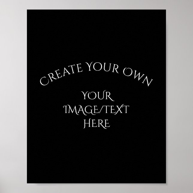 Create Your Own Poster (Front)