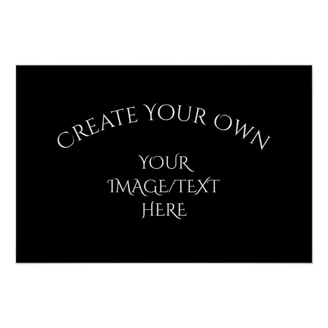 Create Your Own Poster (Front)